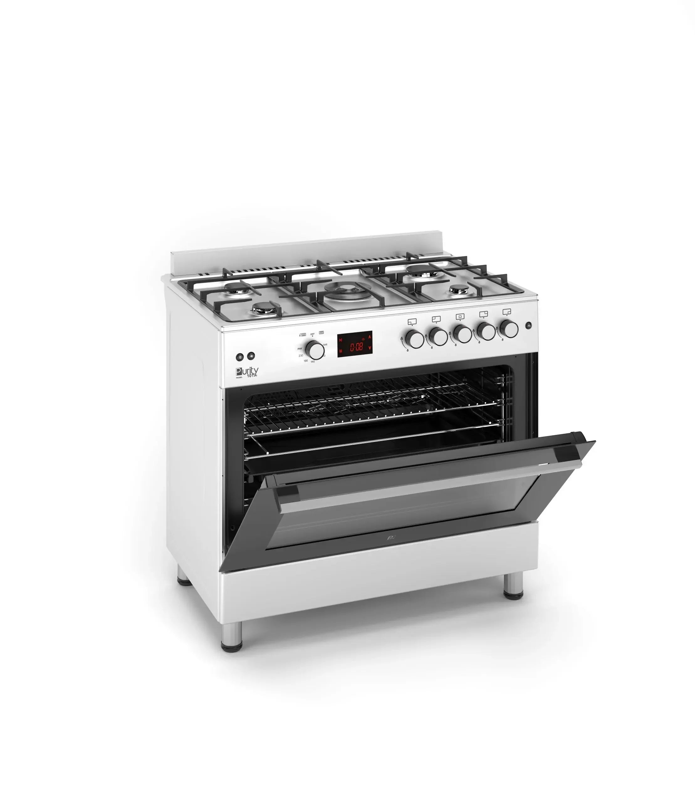 Purity Gas Cooker 5 Burners 60*90cm, Cast Iron (FRGG9050) - XPRS