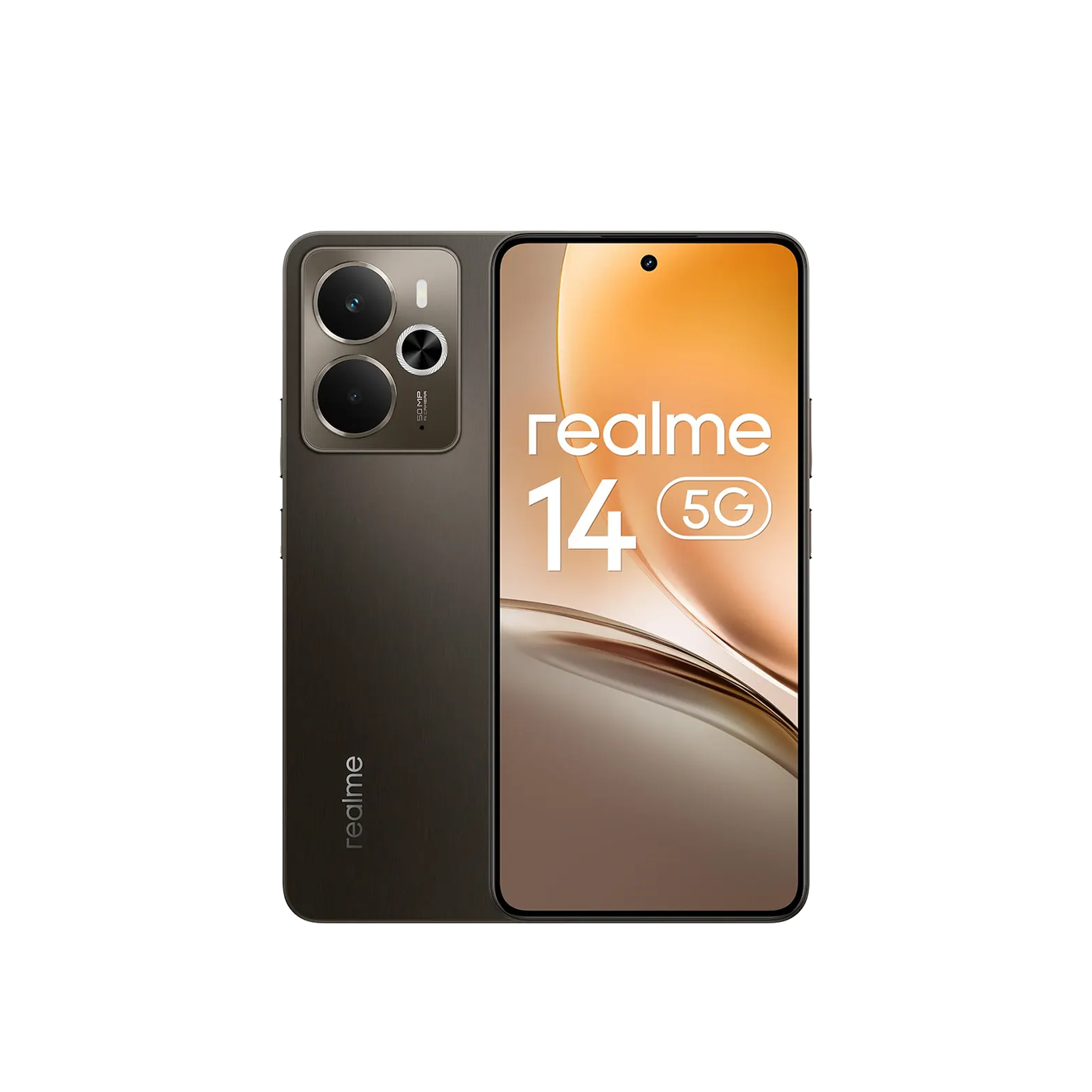 Realme 14 5G Dual Sim, 12GB RAM/ 256GB - Storm Titanium ( ضمان الوكيل )
