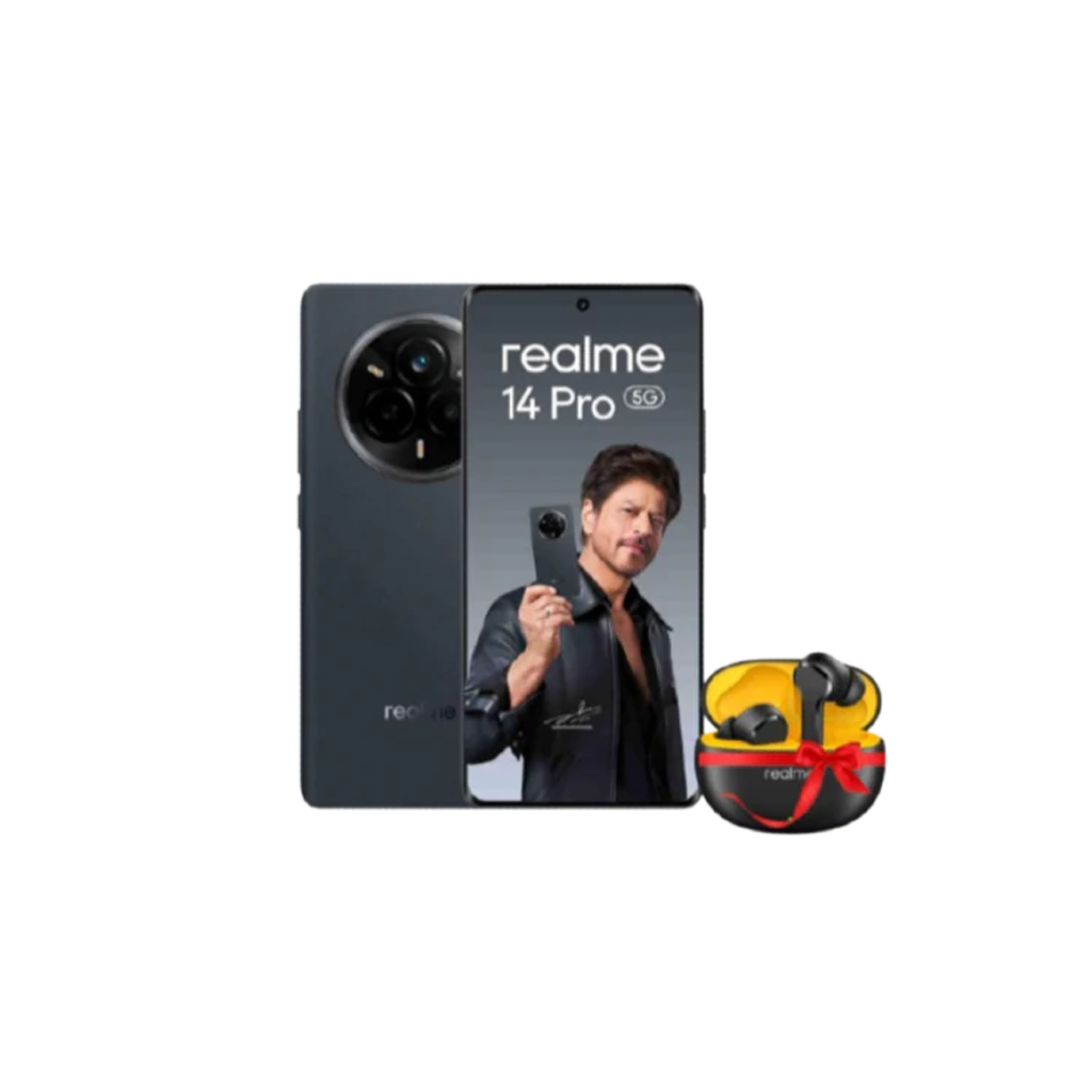 Realme 14 Pro 5G 12GBRam/256GB ( ضمان الوكيل ) + Realme TechLife Buds T110 gift xprs