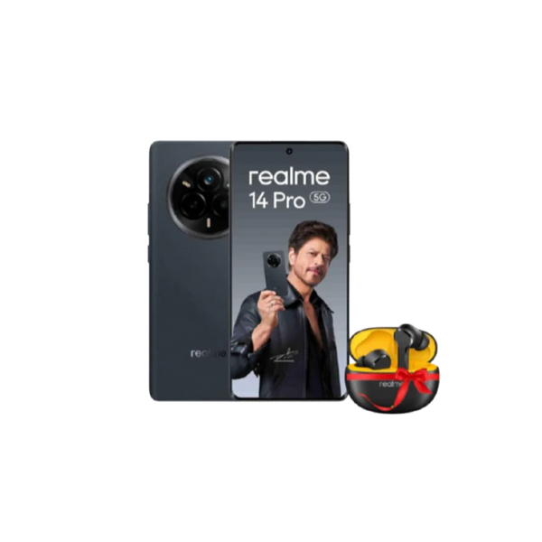 <tc>ريلمي 14 برو 5G (رامات 12 جيجابايت / مساحة 256 جيجابايت) (ضمان محلي) | هدية سماعات ريلمي بدز T110
</tc>