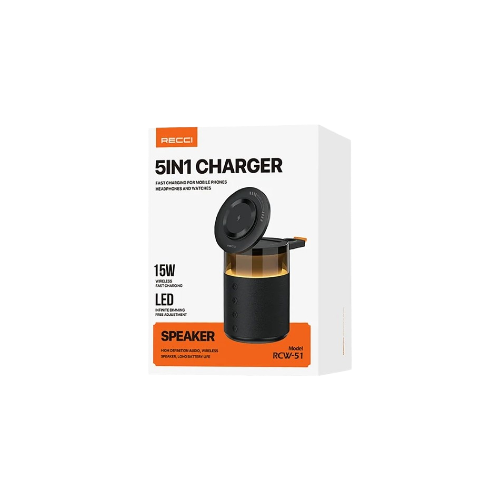 Recci 5 in 1 Charging Wireless Speaker RCW 51 xprs 4
