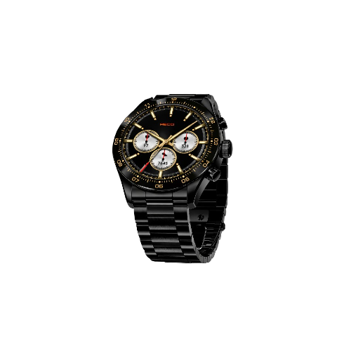 Recci RA43 Smartwatch – 1.32” AMOLED Stainless Steel Round Display