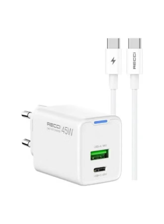 Recci RC108E 45W GaN Fast Charger Set xprs