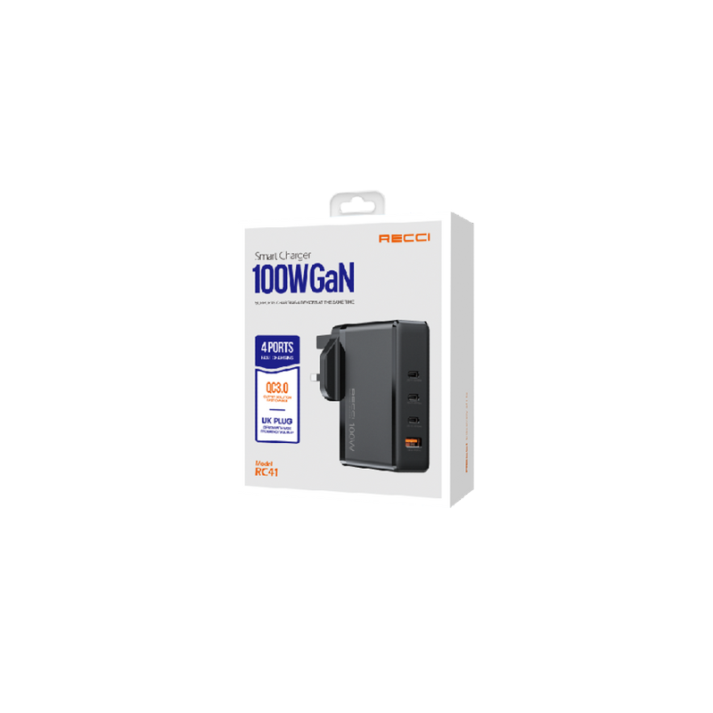 Recci RC41 100W GaN Smart Charger xprs 2
