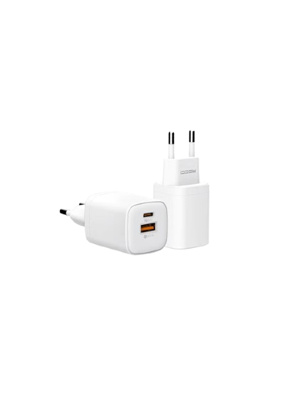 Recci RC60E PD+QC 33W Fast Wall Charger EU - White