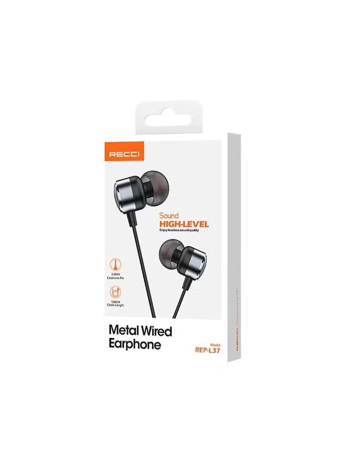 Recci REP-L37 In-Ear Professional Sound Isolation 3.5mm Headphones xprs 3