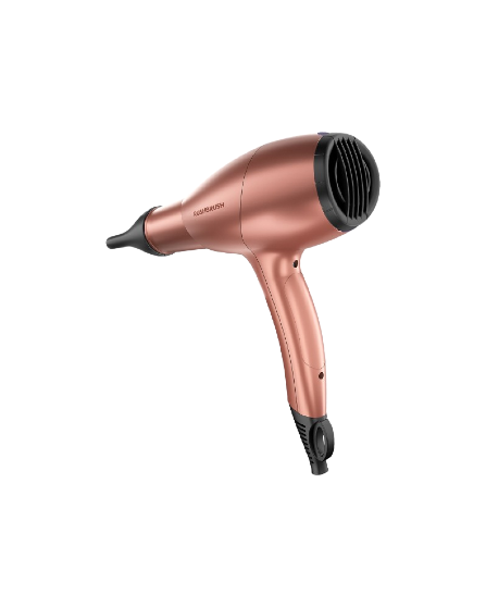 Rush Brush D3 Ultra Hair Dryer – 2400W, 3 Heat & 2 Speed Settings -Rose Gold