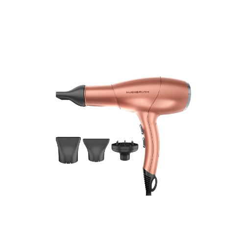 Rush Brush D3 Ultra Hair Dryer 2400W 3 Heat 2 Speed Rose Gold