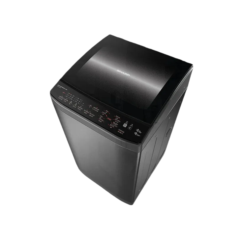SHARP Washing Machine 9 Kg Top Loading With Drain Pump