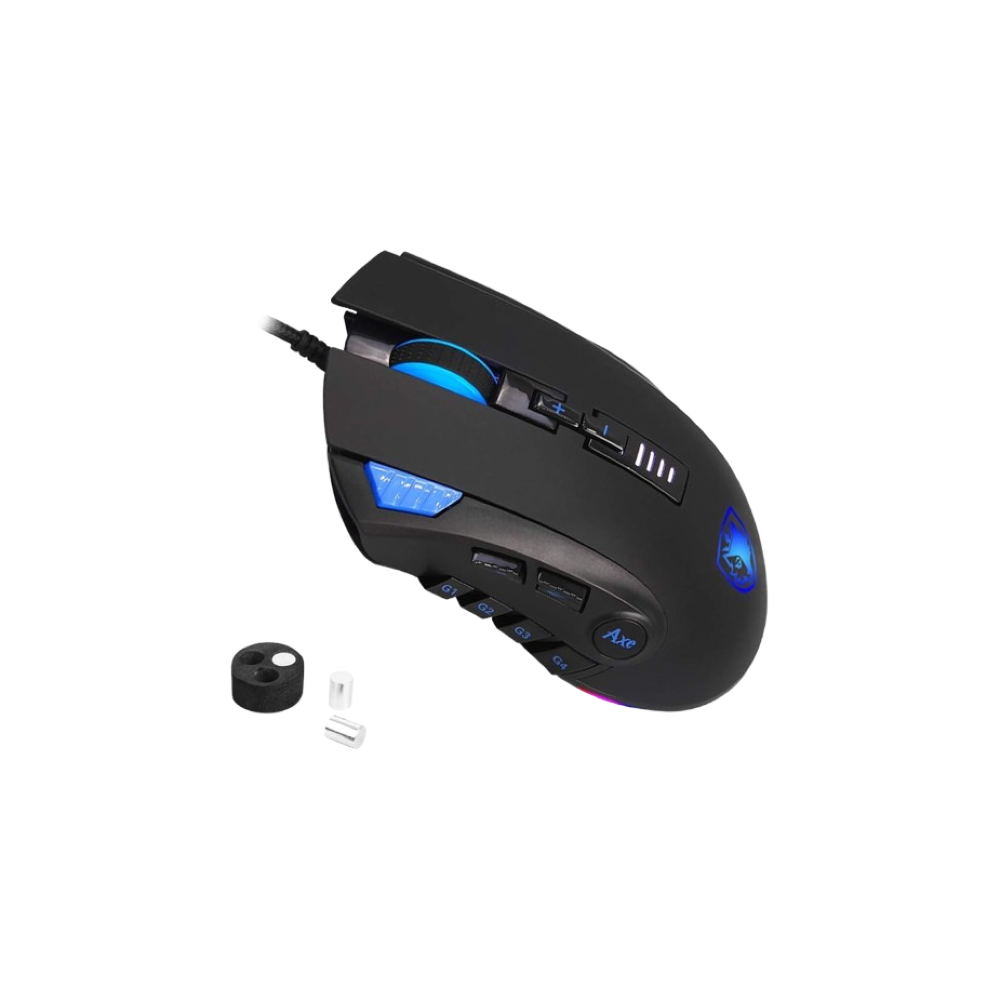 Sades Axe Gaming Mouse S12 - Black xprs 0