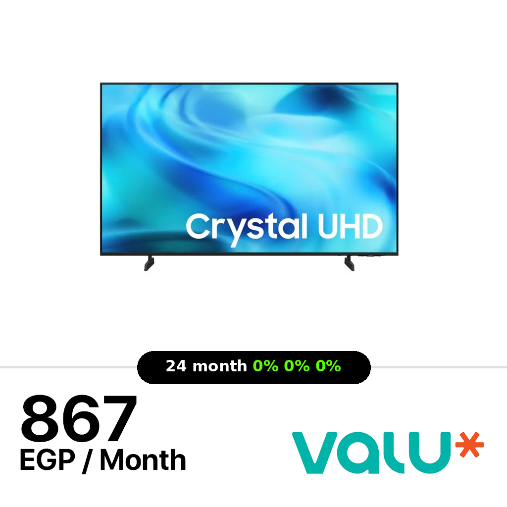 Samsung 43" Crystal UHD U8000H 4K Smart TV Built-in Receiver - 43U8000H