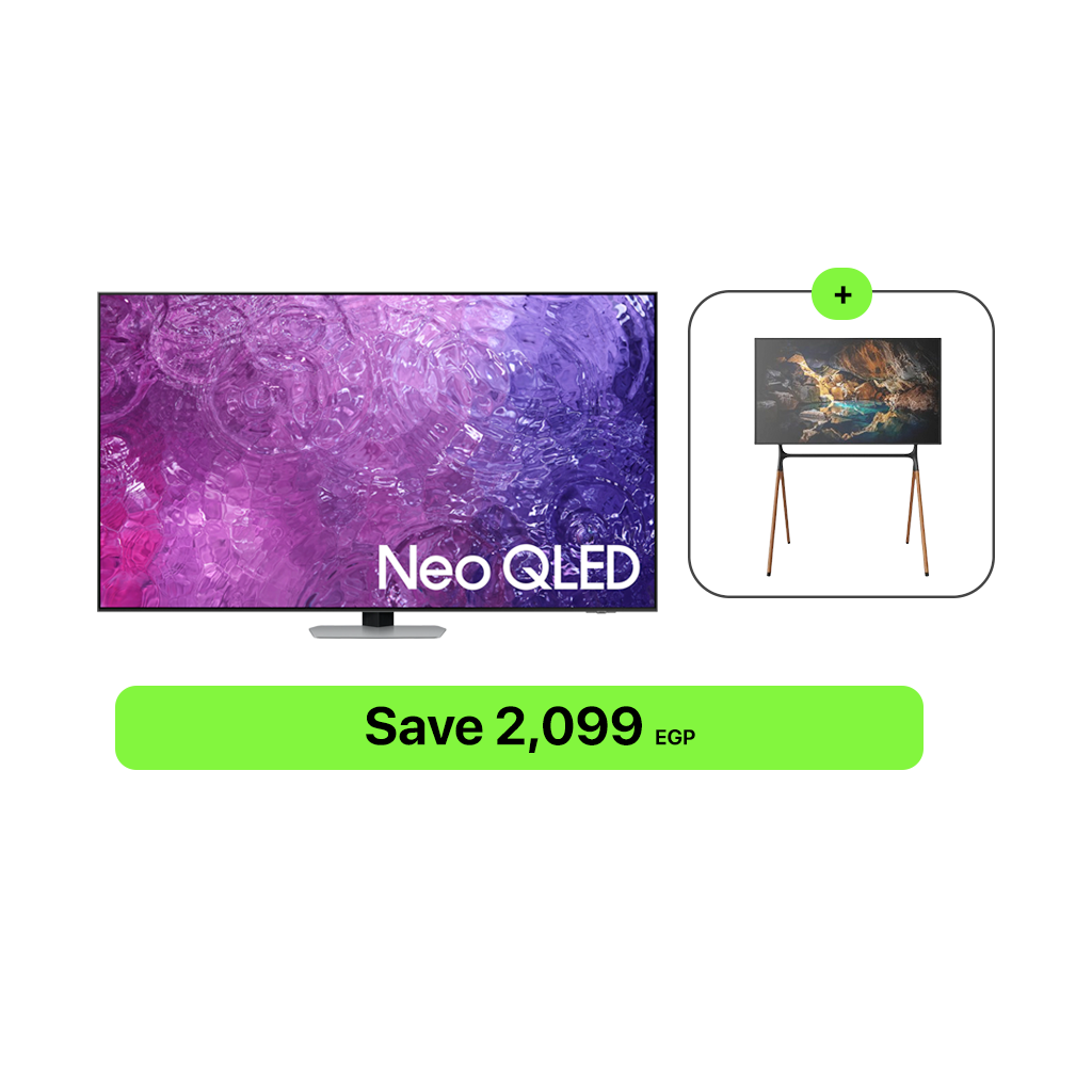 Samsung 65 Inch Neo QLED 4K Smart TV With Stand Bundle – 65QN90C