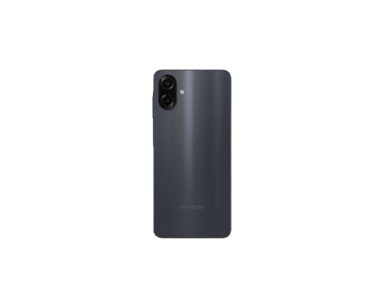 Samsung A07 black back view