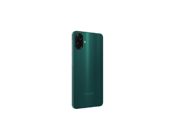 Samsung A07 green back view 3