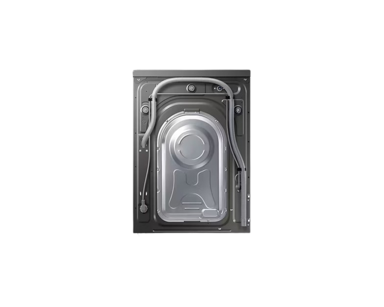 Samsung Front Load Washing Machine 8KG Full Automatic Inox WW80T4040CX1AS back view