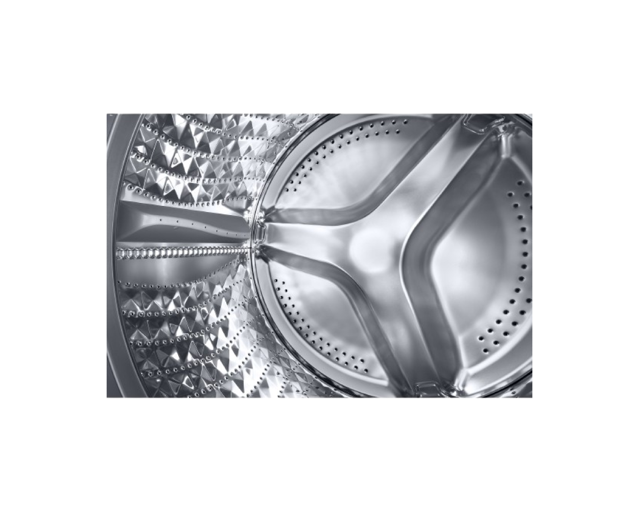 Samsung Front Load Washing Machine 8KG Full Automatic Inox WW80T4040CX1AS inside view