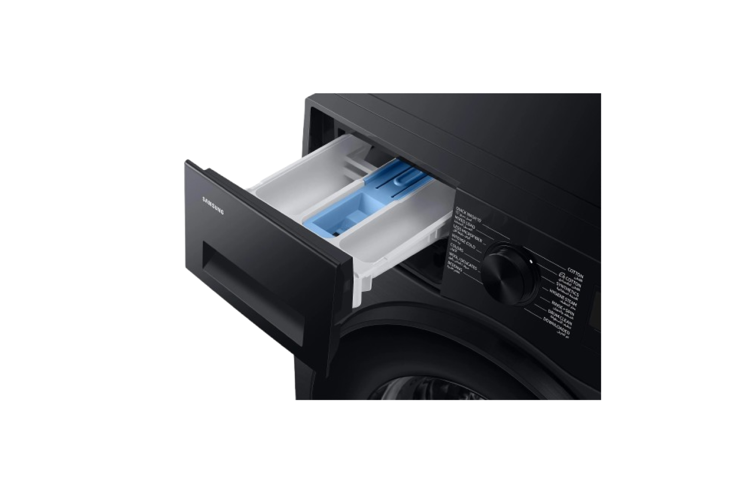 Samsung Front Load Washing Machine 8KG, Inverter Motor, Full Automatic, Black – WW80CGC0EDABAS xprs 3