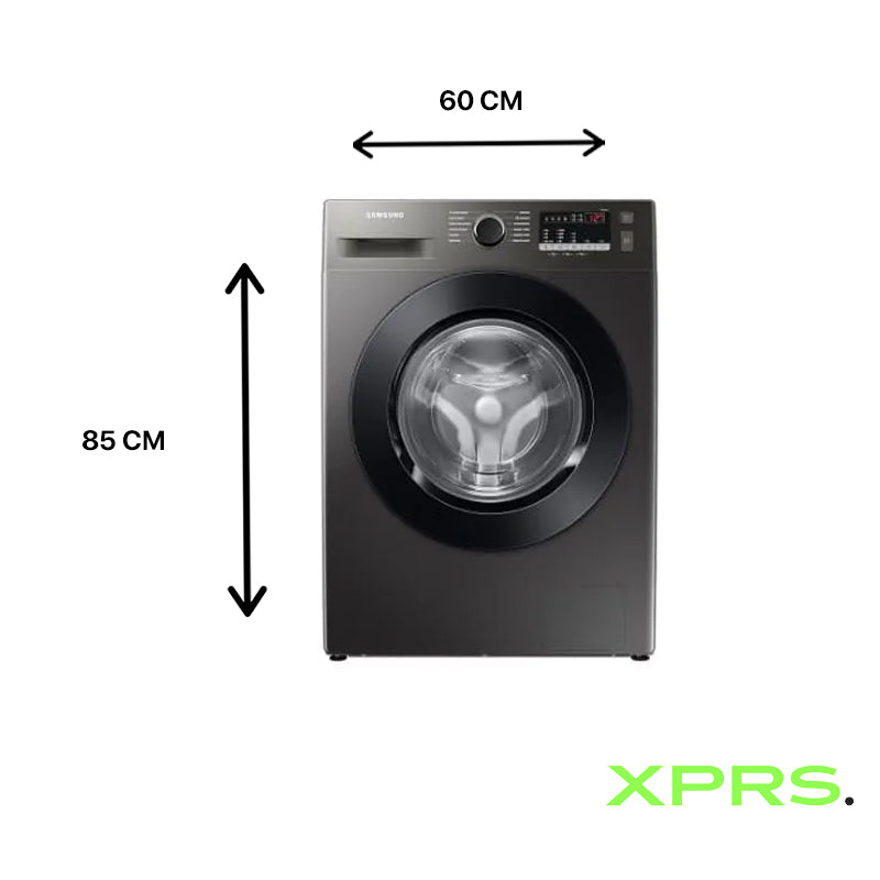 Samsung Front Load Washing Machine 8KG, Inverter Motor, Full Automatic, Grey – WW80T4040CX1AS