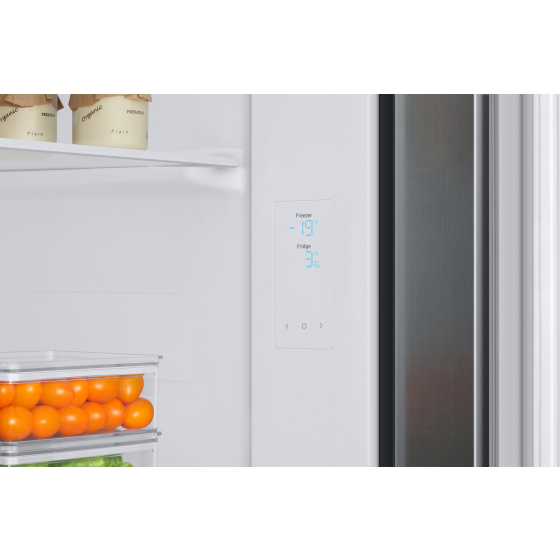 Samsung Side by Side Refrigerator – 632 Liters, Inverter, No Frost, Silver – RS66A8100S9/MR xprs 5