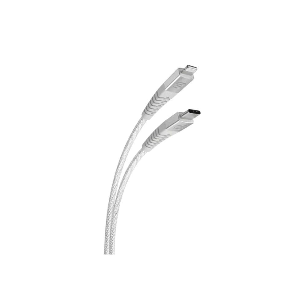 Scosche StrikeLine Heavy-Duty USB-C to Lightning Cable 4ft ( 1.2m ) - White