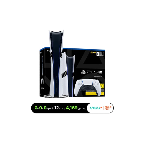 Sony PlayStation 5 Pro, 2TB SSD, With Wireless Controller - White valu