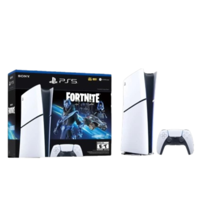 Sony PlayStation 5 Slim Digital Edition Fortnite - 1 Year Warranty