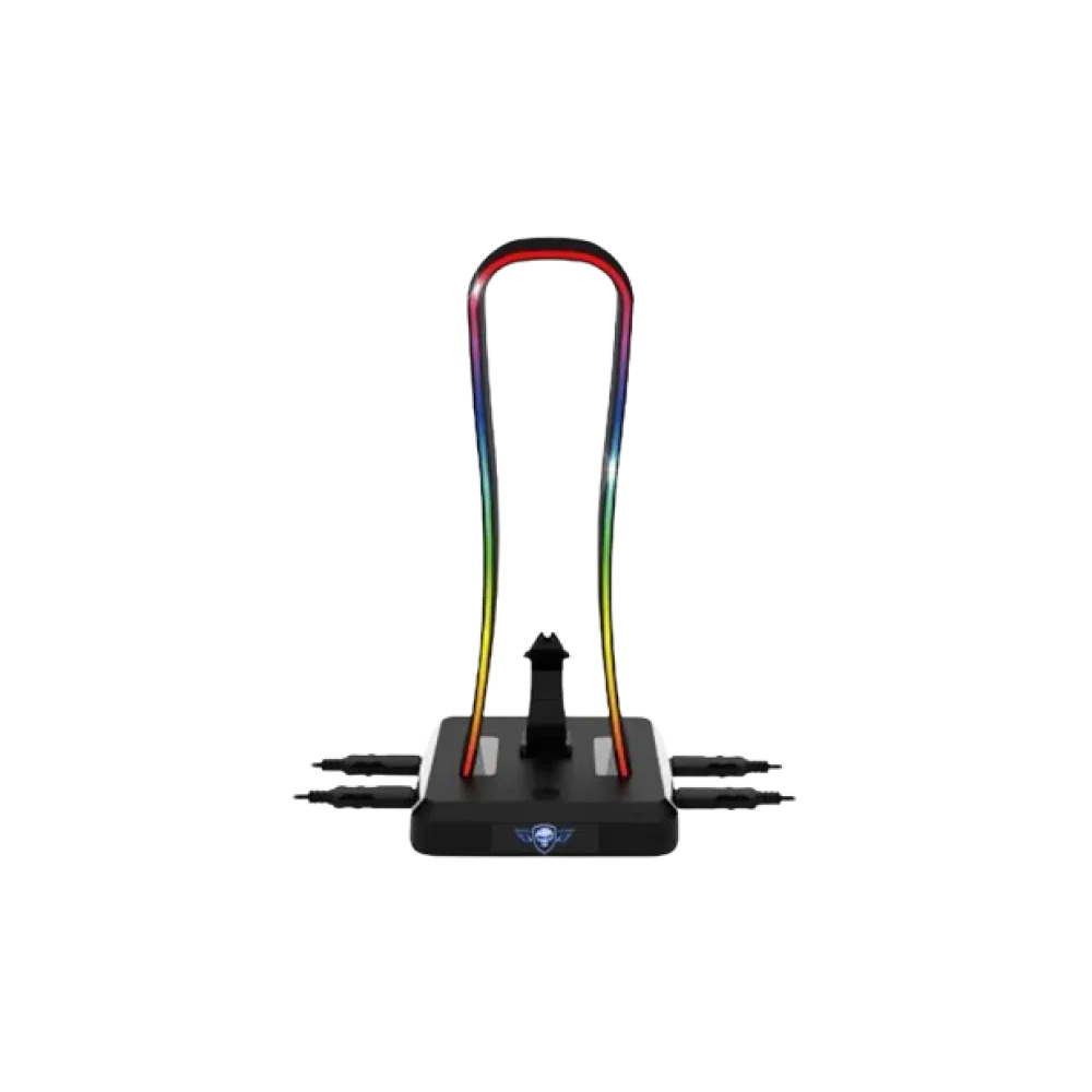 Spirit of Gamer Sentinel RGB Multifunction Headset Stand with 4 USB HUB xprs