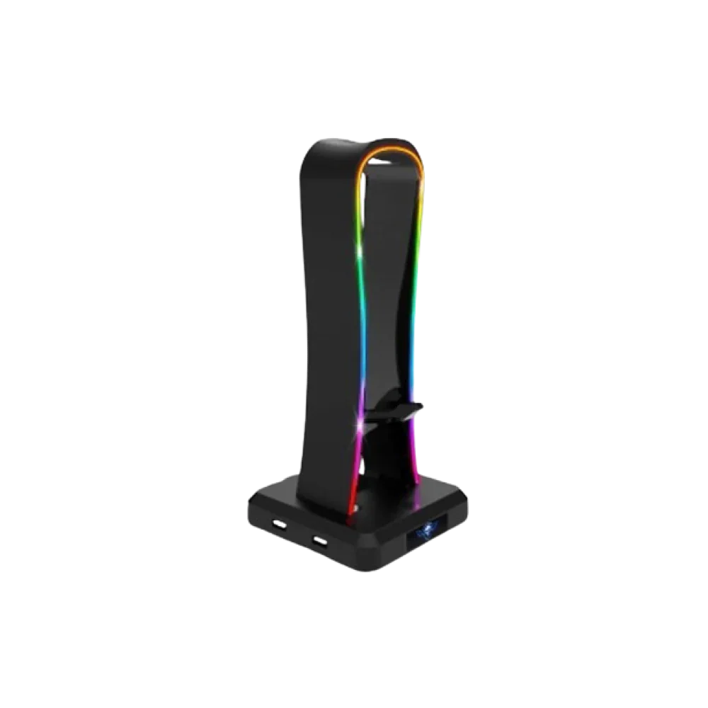 Spirit of Gamer Sentinel RGB Multifunction Headset Stand with 4 USB HUB xprs 0