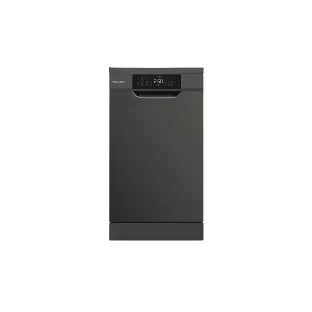 TORNADO Dishwasher 10 Person 45 cm Digital 7 Programs Black TDV-FN107CBK