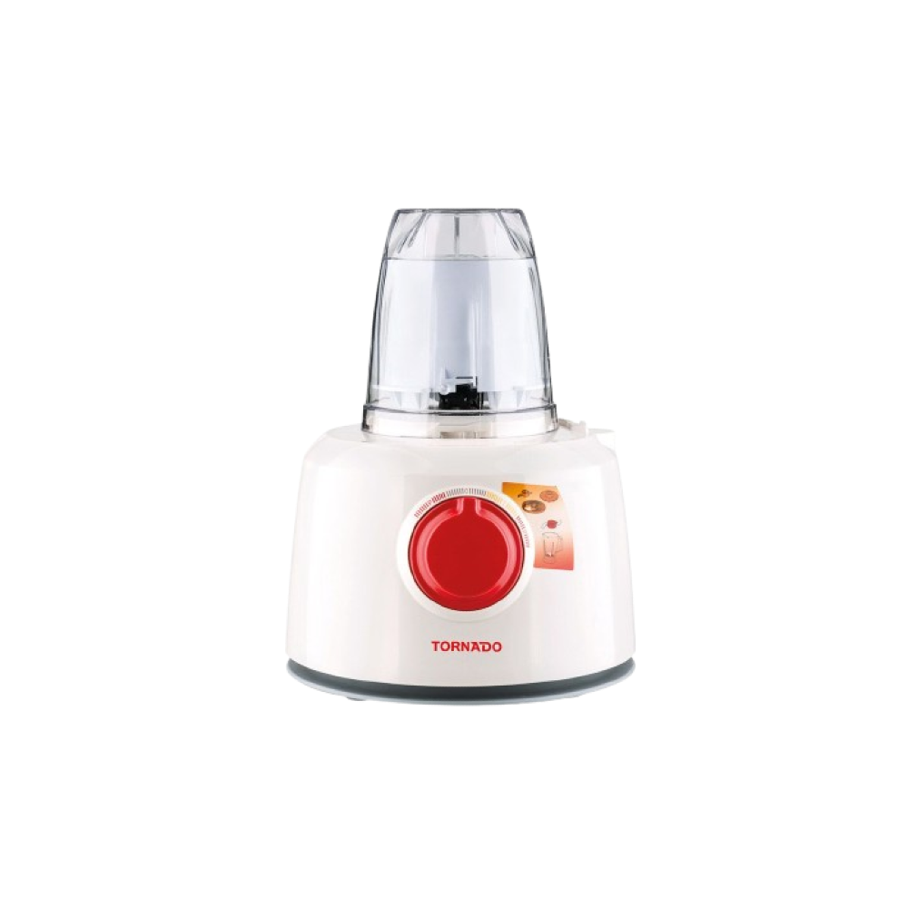 TORNADO Food Processor 1000-Watt 1.2 Liter Bowl 1 Liter Blender White TFP-1000CC xprs 4