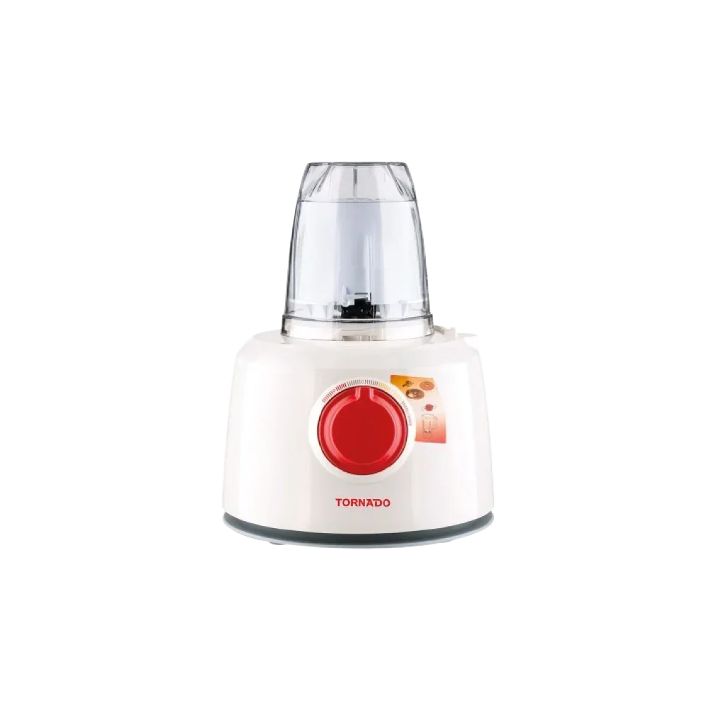 TORNADO Food Processor 1000-Watt 1.2 Liter Bowl 1 Liter Blender White TFP-1000CC xprs 4
