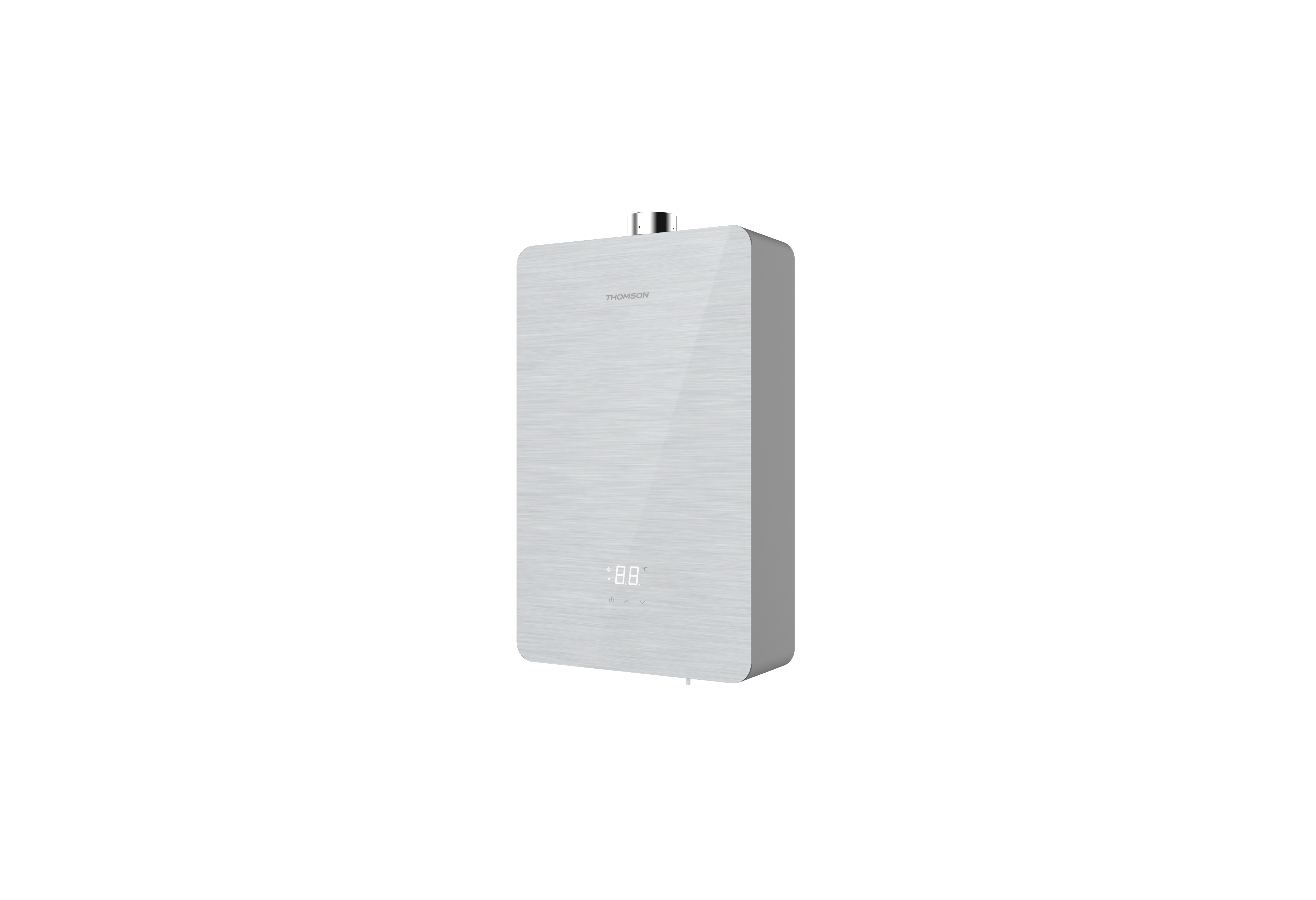 <tc>سخان مياه غاز من طومسون بسعة 20 لتر رقمي – لون رمادي فاتح</tc>