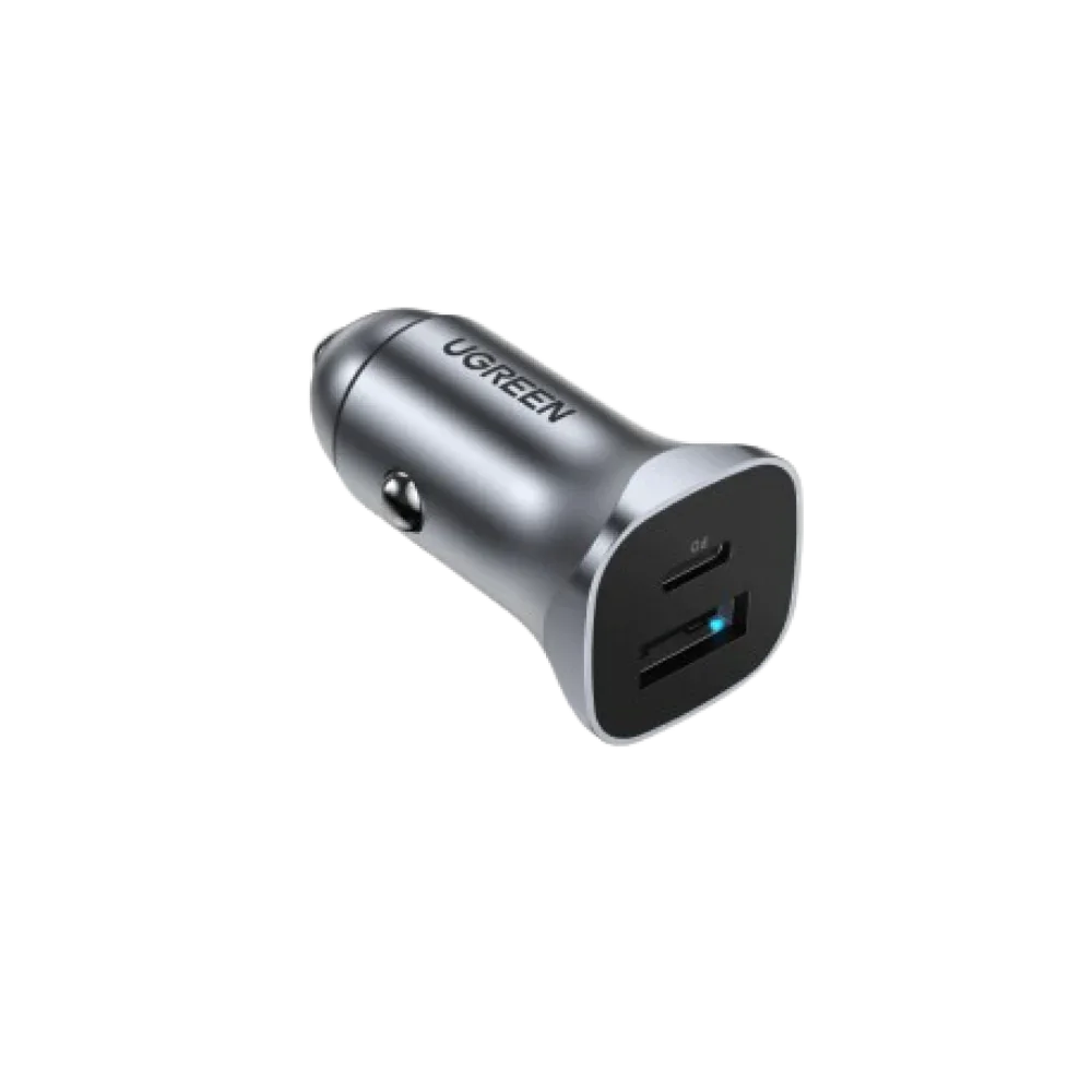 Ugreen A+C Dual-Port Car Charger PD30W+SCP22.5W - Black xprs