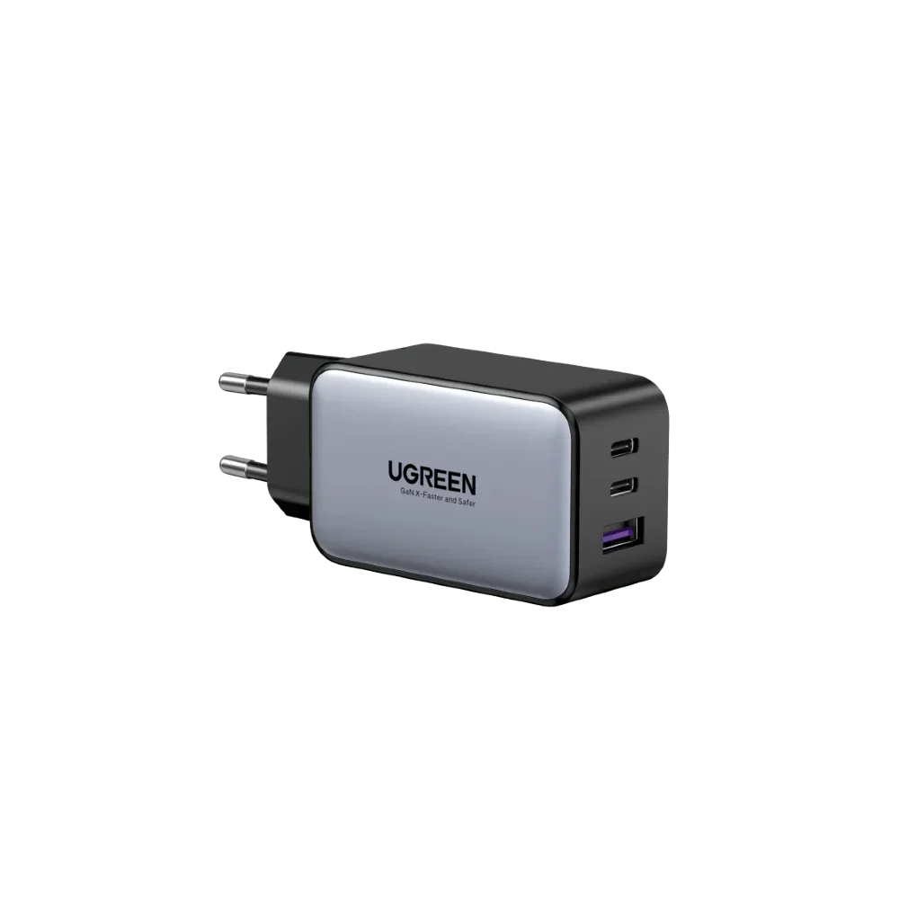 Ugreen Nexode 65W 3-Port PD GaN Fast Charger - Black