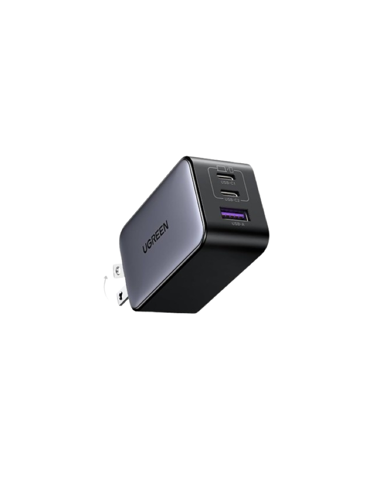Ugreen Nexode 65W 3-Port PD GaN Fast Charger - Black xprs