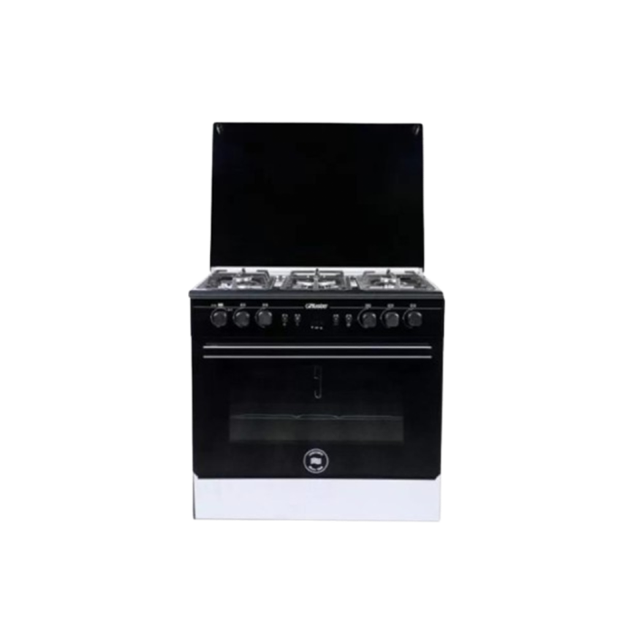 Unionaire GHUSTO Gas Cooker, 5 Burners, 60*80 cm, with Fan, Stainless steel (C68SSB-DC-443-SOF-GU-AL)