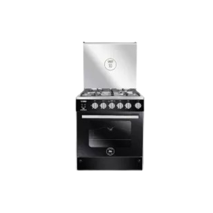 Unionaire Max Gas Cooker, 4 Burners with Fan, 60*60 cm, Stainless steel C66SS-GC-447-FD-SO-M13-2W-AL
