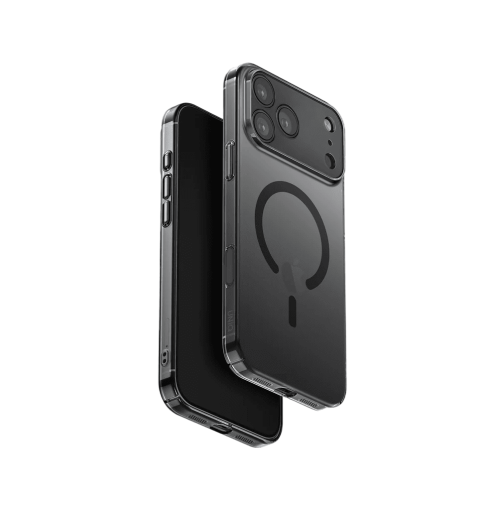 Uniq AirSuit 1.3mm Ultra Slim Case with MagClick Compatibility for iPhone 17 Pro Max- Smoke
