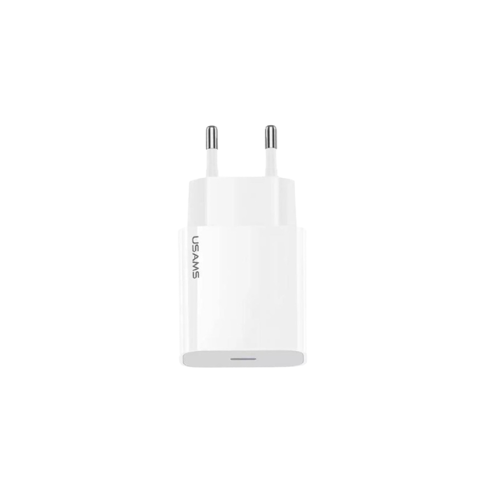 Usams 20W PD Fast Travel Charger - White