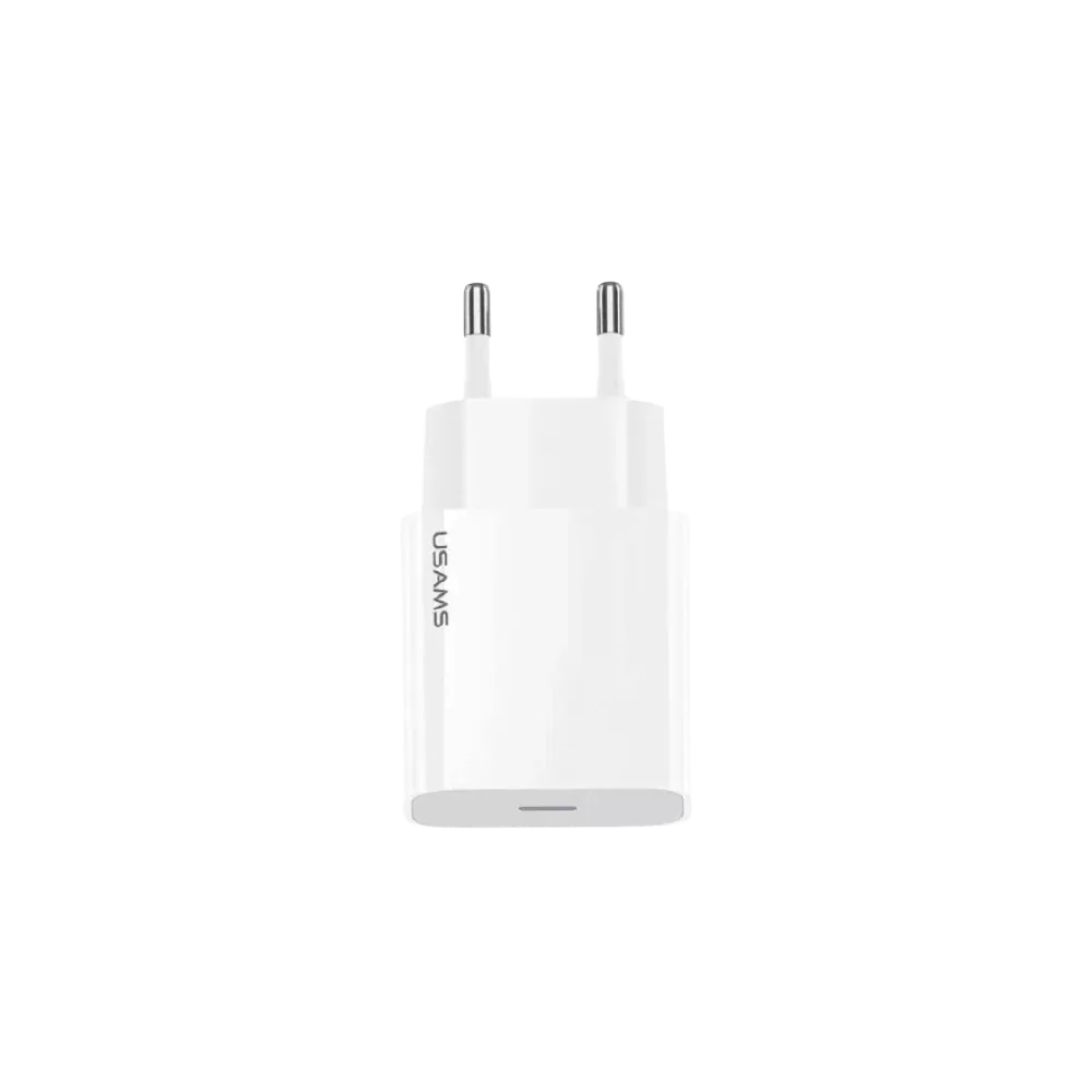 Usams 20W PD Fast Travel Charger - White