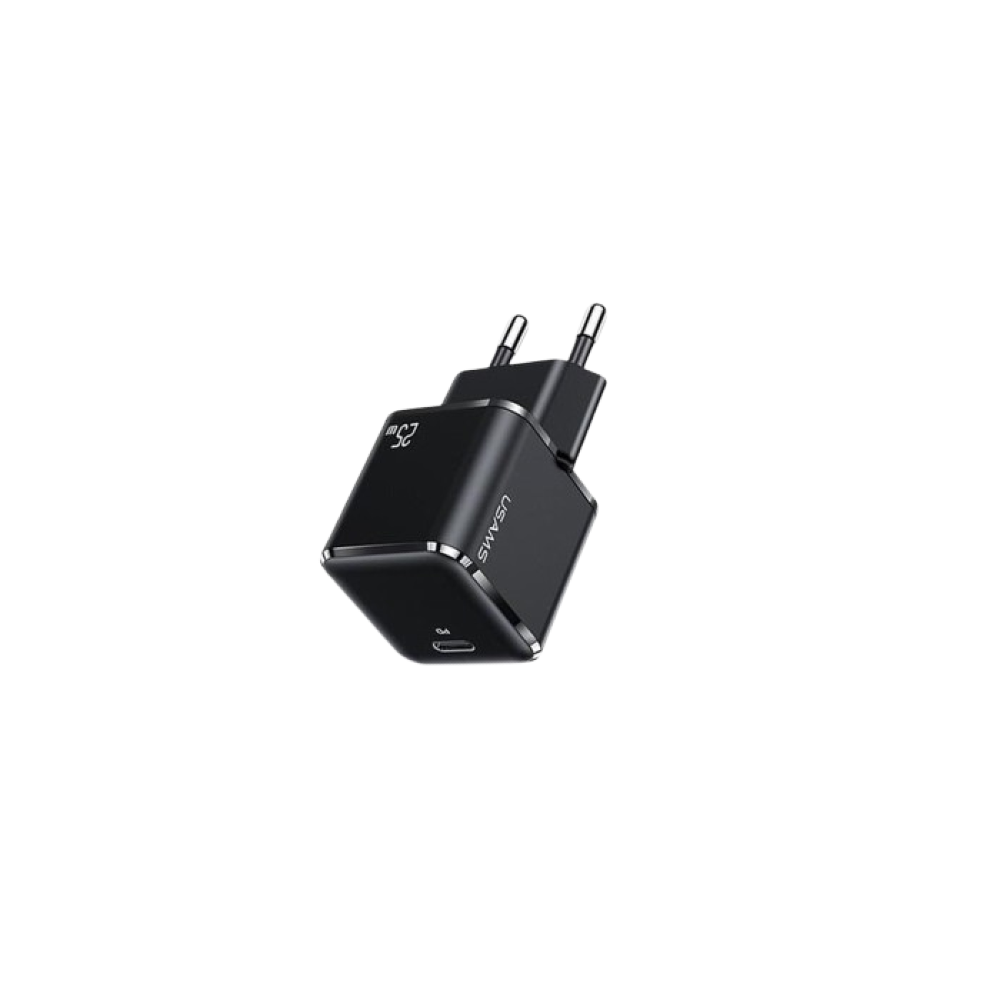 Usams 25W GaN Mini Fast Charger - Black xprs