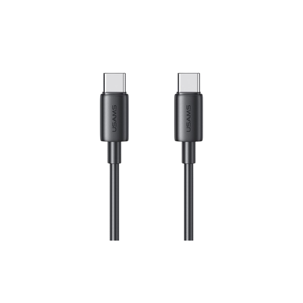 Usams Type-C to Type-C 60W Fast Charging Data Cable 1M - Black