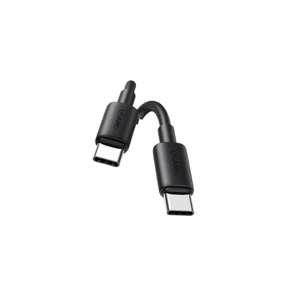 Usams Type-C to Type-C 60W Fast Charging Data Cable 1M - Black xprs