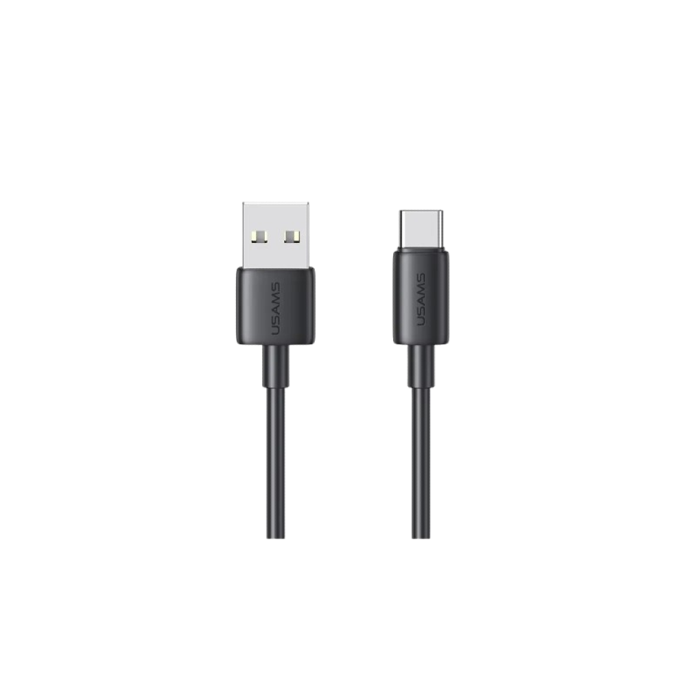 Usams USB-A to Type-C Fast Charging Data Cable 1M - Black