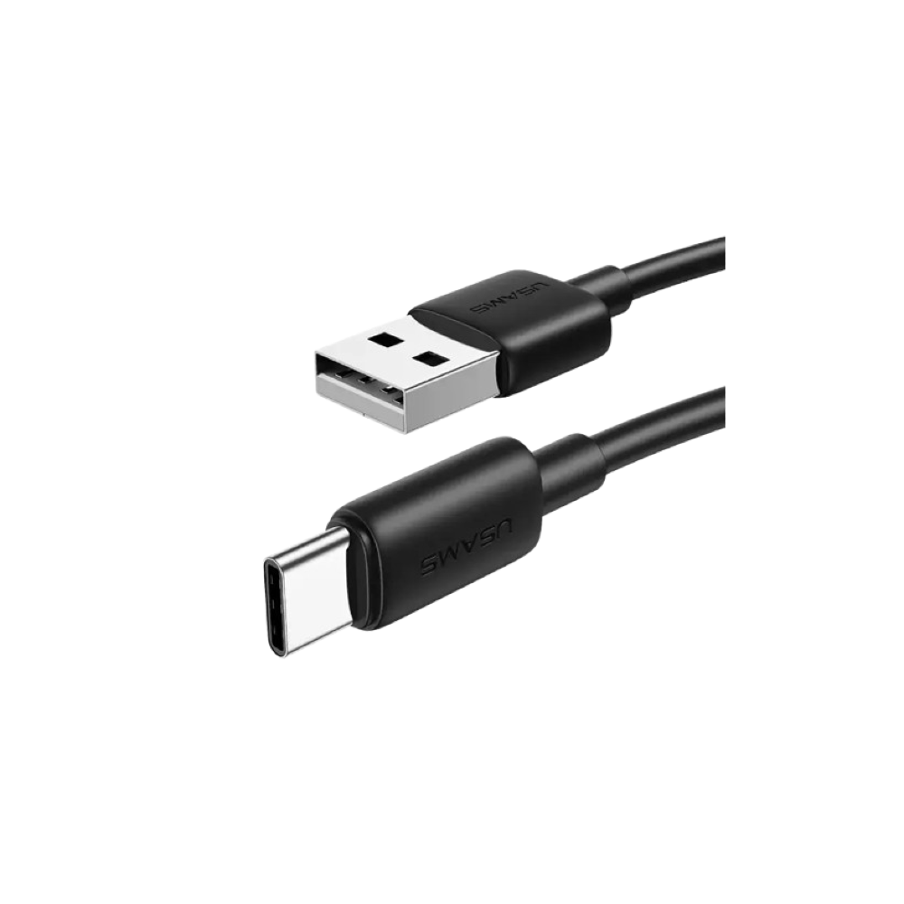 Usams USB-A to Type-C Fast Charging Data Cable 1M - Black xprs