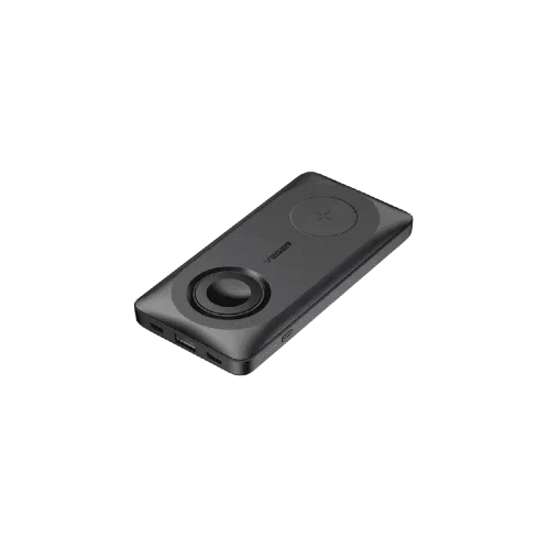 VEGER MagMulti 3-in-1 Wireless MagSafe Power Bank 10000mAh 15W with USB-A Port and USB-C Port - Black