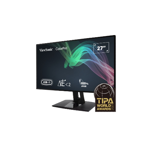 ViewSonic 27” monitor (VP2768A), 2K Pantone validated 100% sRGB, with docking station design xprs 1