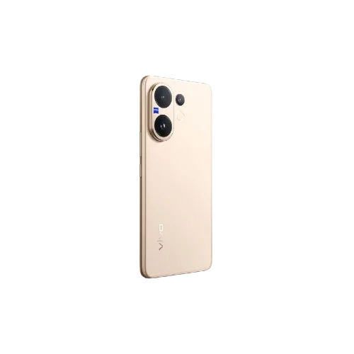 Vivo V60 gold back side view