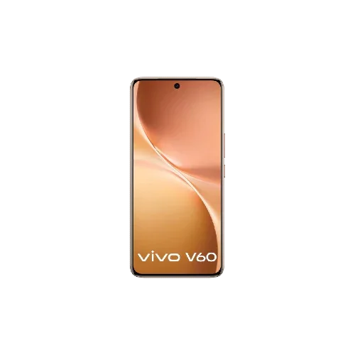 Vivo V60 gold front view