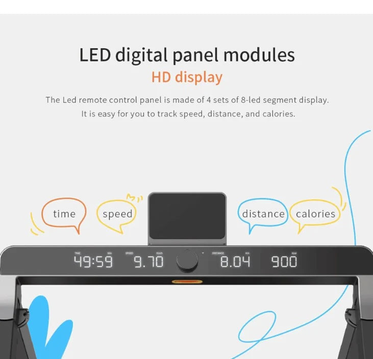 King Smith WalkingPad G1 مطحنة قابلة للطي - أسود